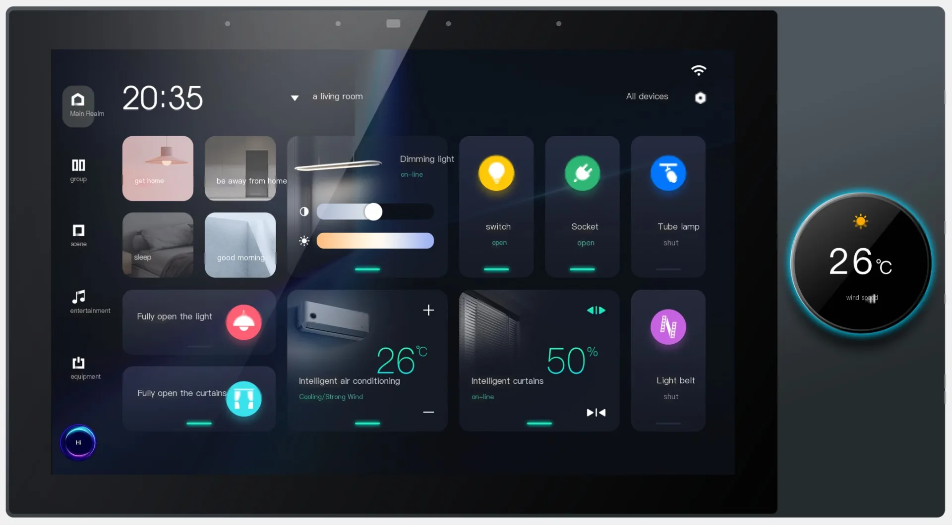 Multi functional 10 inch TUYA Zigbee system WiFi touch screen smart wall central control switch with Zigbee gateway 3
