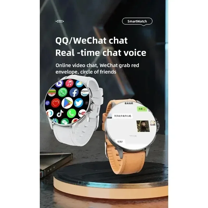 GT200 NFC Smartwatch 1.95” HD AMOLED Display GPS Positioning Workout Modes Sport Fitness Smart Watch 2